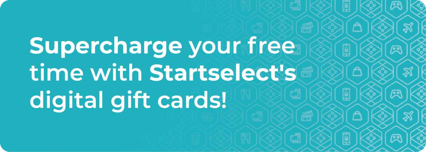 Buy gift cards online at Startselect Safe & fast delivery