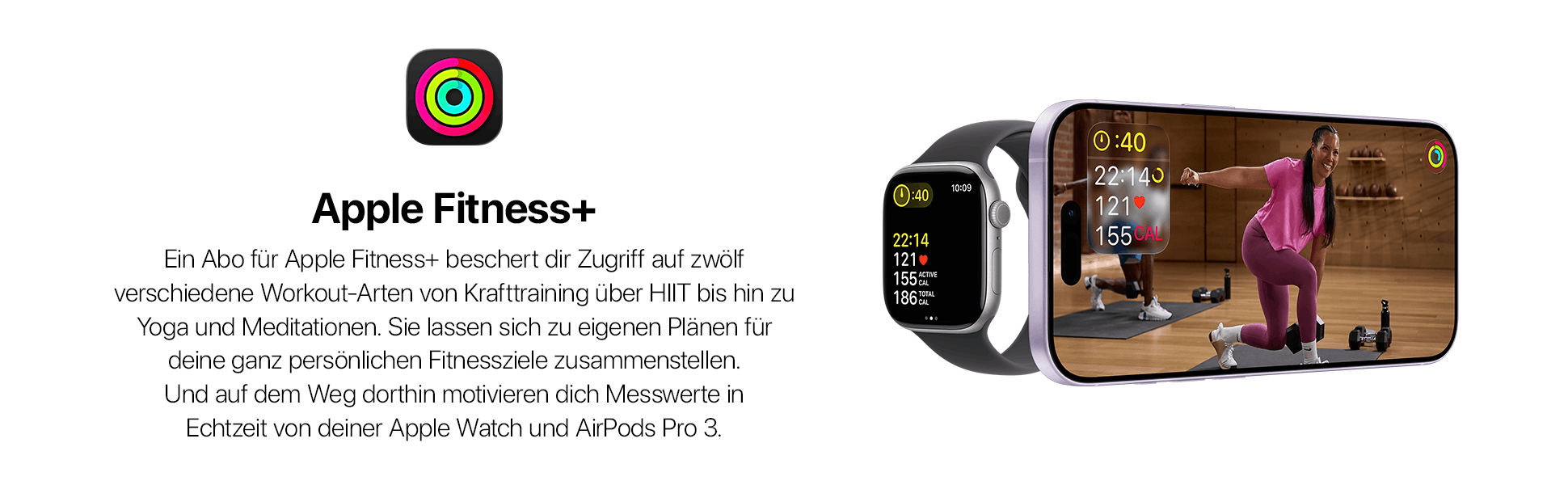 Apple Fitness banner