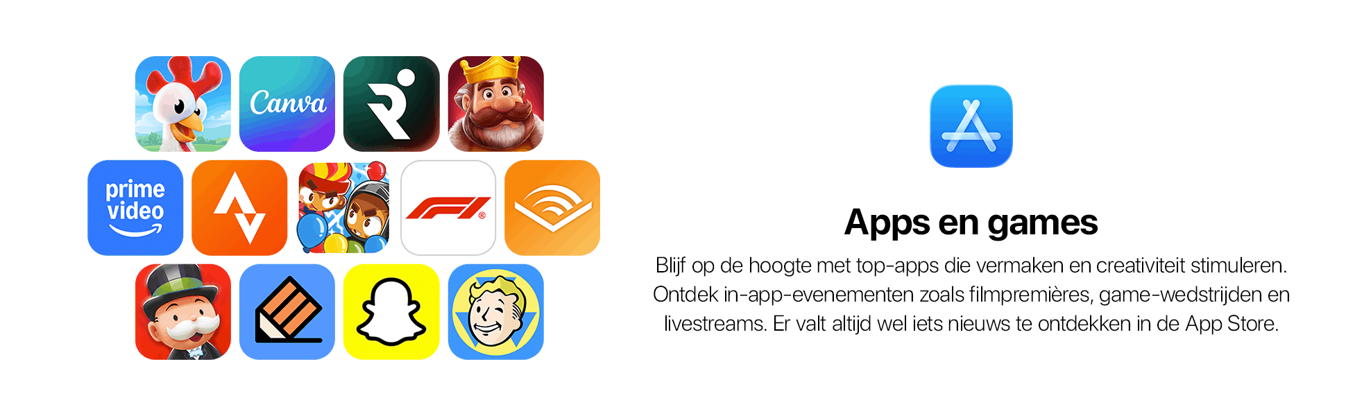 Apple apps and games banner