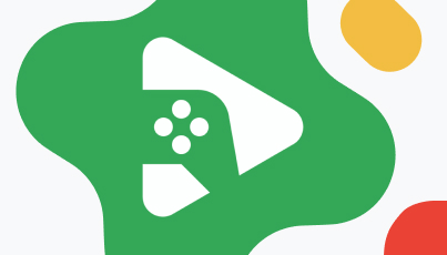 Google Play Games icon showing a green game controller inside a play button shape