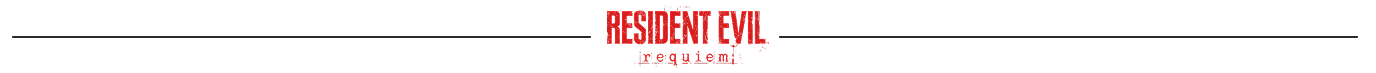 Resident Evil Page Divider