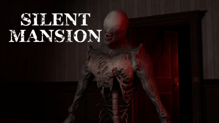 Picture of a white monster with no eyes in a dark room.