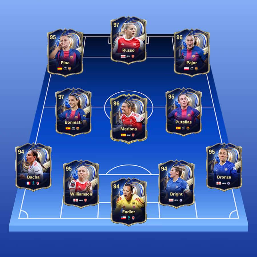 Women's TOTY Team of the Season