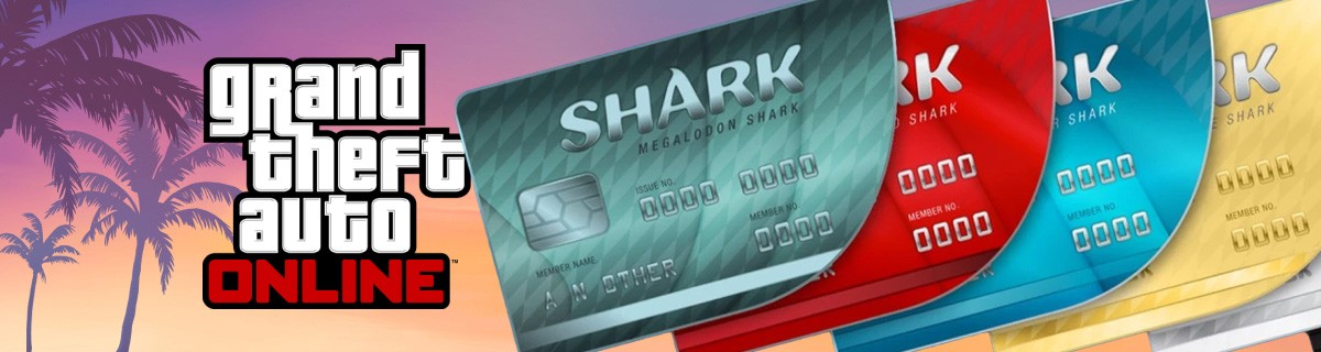 Buy GTA Shark Cards Get Instant GTA Cash Sharkcards 1200x320 