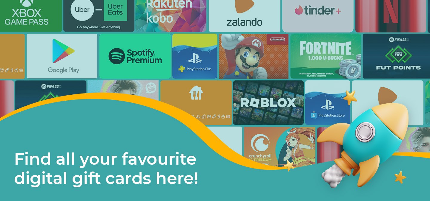 Buy Gift Cards Online At Startselect Safe & Fast Delivery