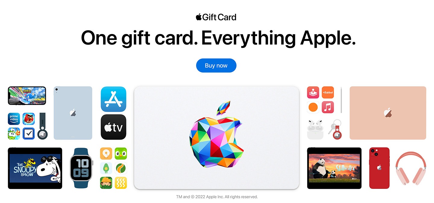 Apple Gift Cards