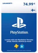 PlayStation Store lahjakortti €74,99 - FI