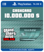 Megalodon Shark Card GTA Online (PSN-presentkort) - FI