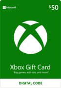 بطاقة هدايا لجهاز Xbox ‏50 دولارًا - SA