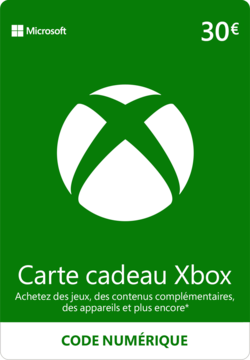 Carte Xbox 30€
