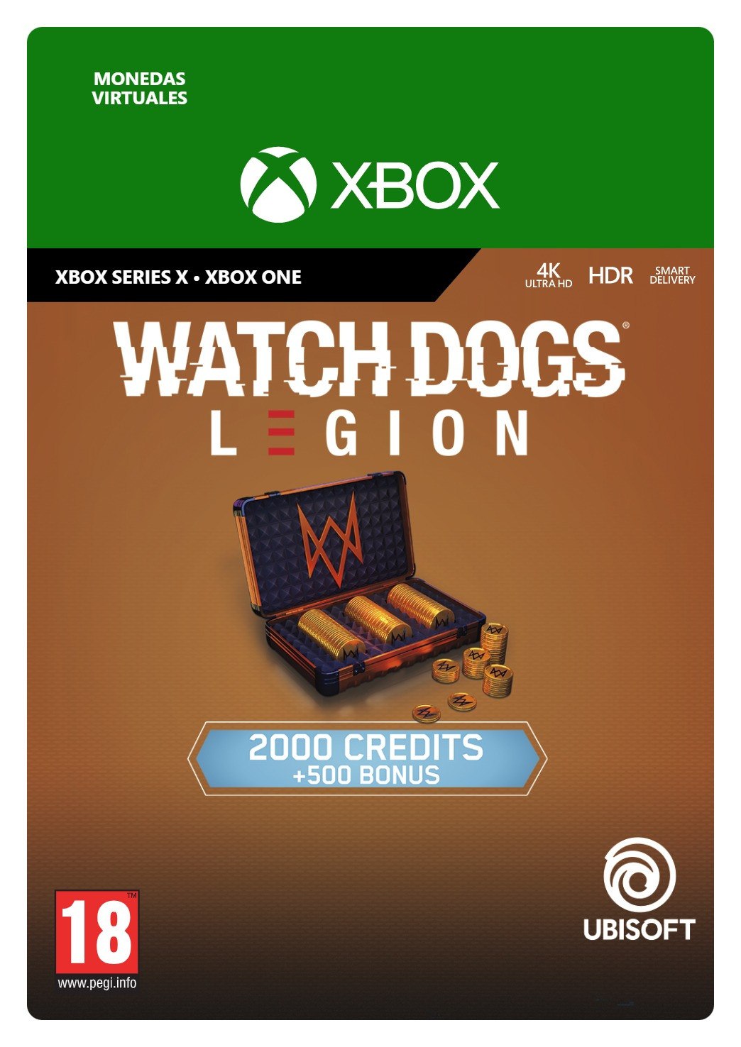 Paquete de créditos de Watch Dogs: Legion (2500 créditos)