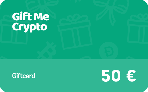 Gift Me Crypto Cadeaukaart 50 Euro