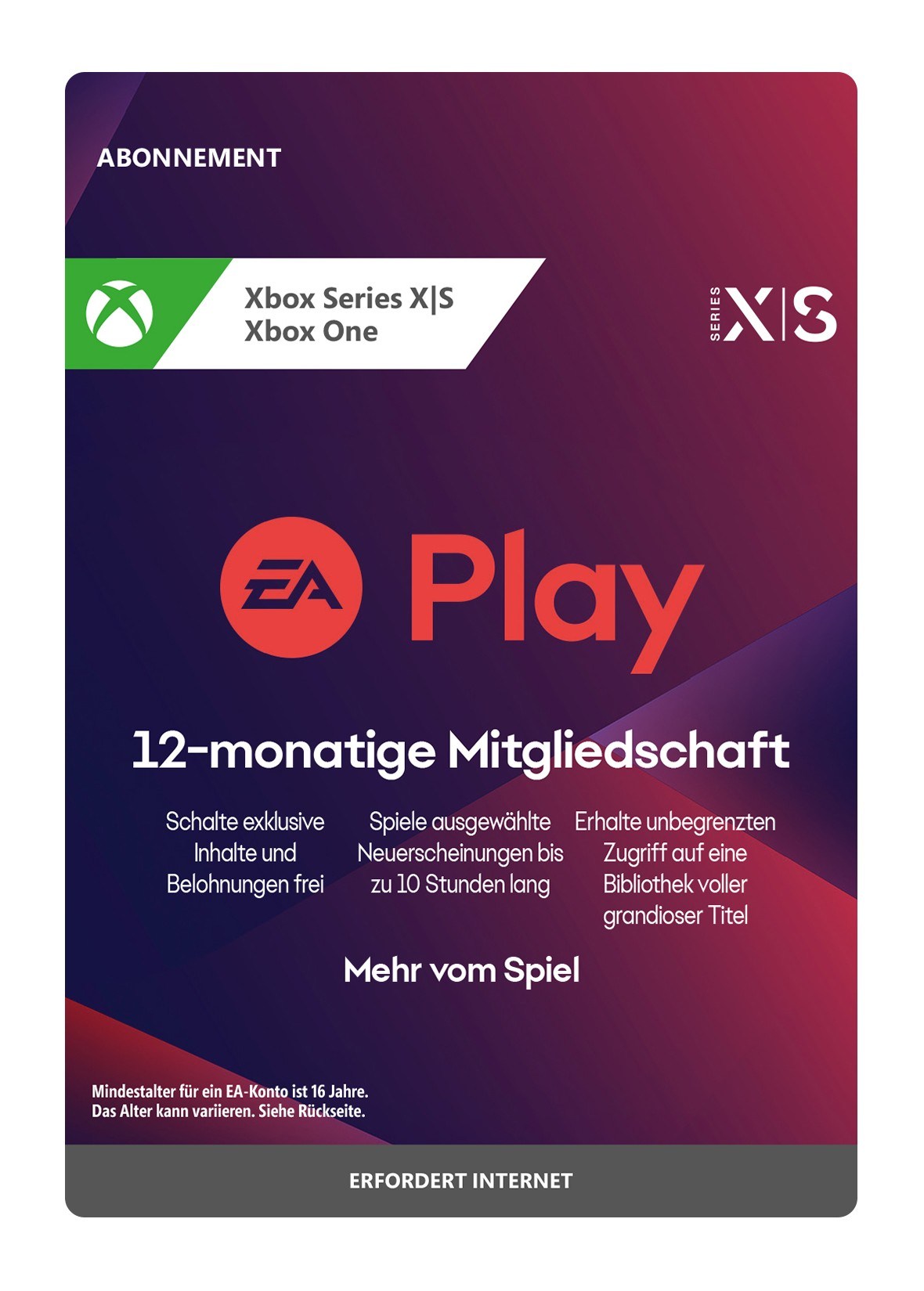 EA Play 12 monatige Xbox