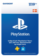 PlayStation Store-gavekort 1119 kr - DK
