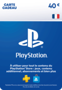 Carte PlayStation 40 € - FR