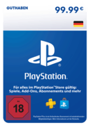 PlayStation Store Card 99.99€ - DE