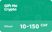 Gift Me Crypto variable gift card 10 - 150 CHF - CH