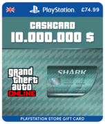 Megalodon Shark Card GTA Online (PSN Gift Card) - GB