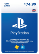PlayStation Store Card 74,99 GBP - GB