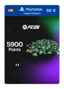 5900 puntos EA FC 26 (tarjeta de regalo PSN) - ES