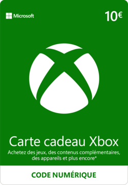 Carte Xbox 10 € – Xbox / Microsoft Gift Card