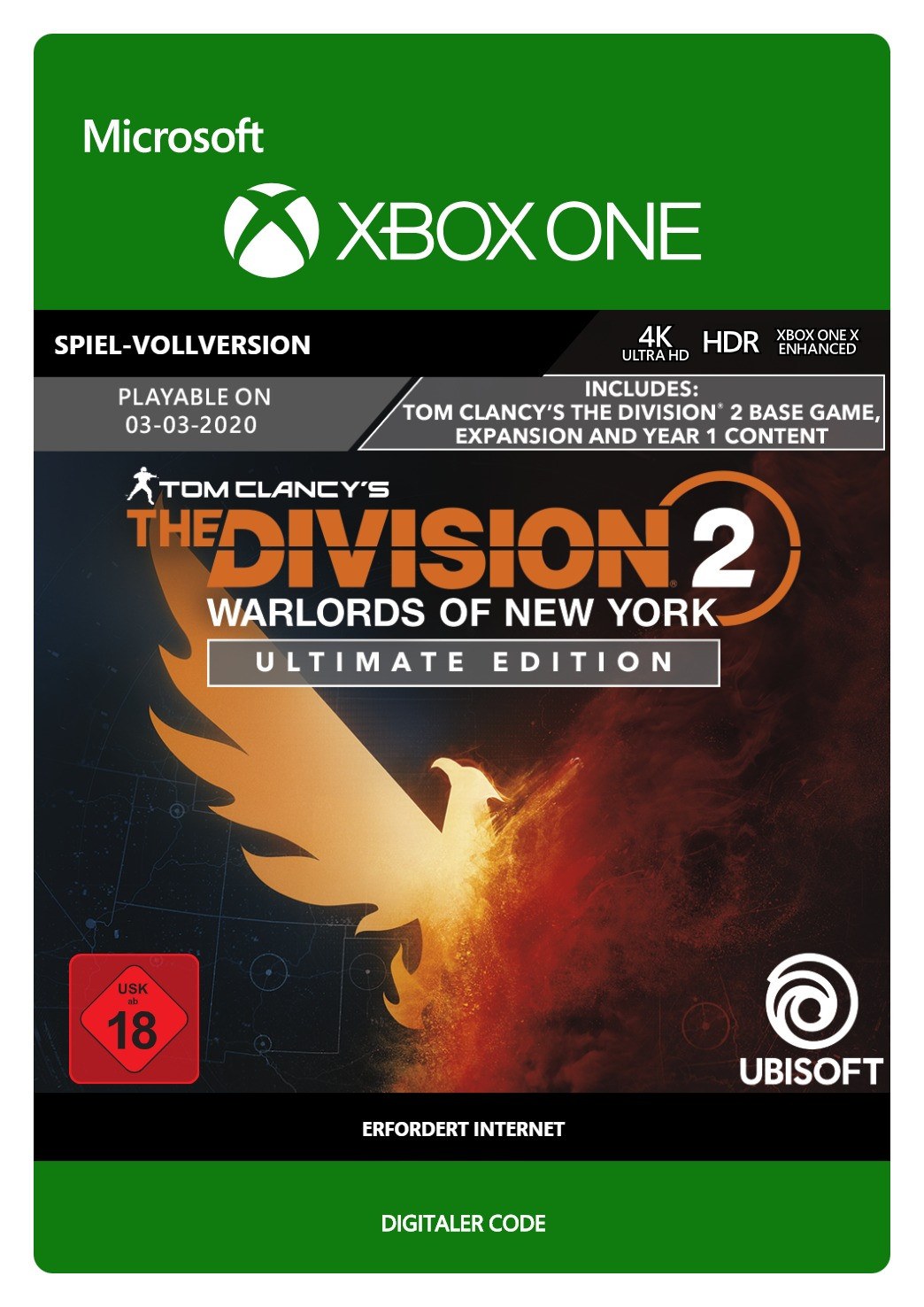 Tom Clancy's The Division2 Die Warlords von New York Ultimate Edition
