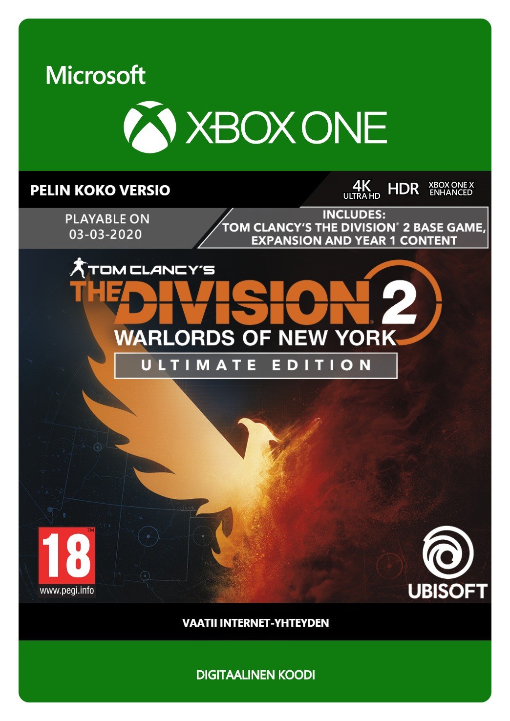 Tom Clancy's The Division 2 Warlords Of New York Ultimate Edition