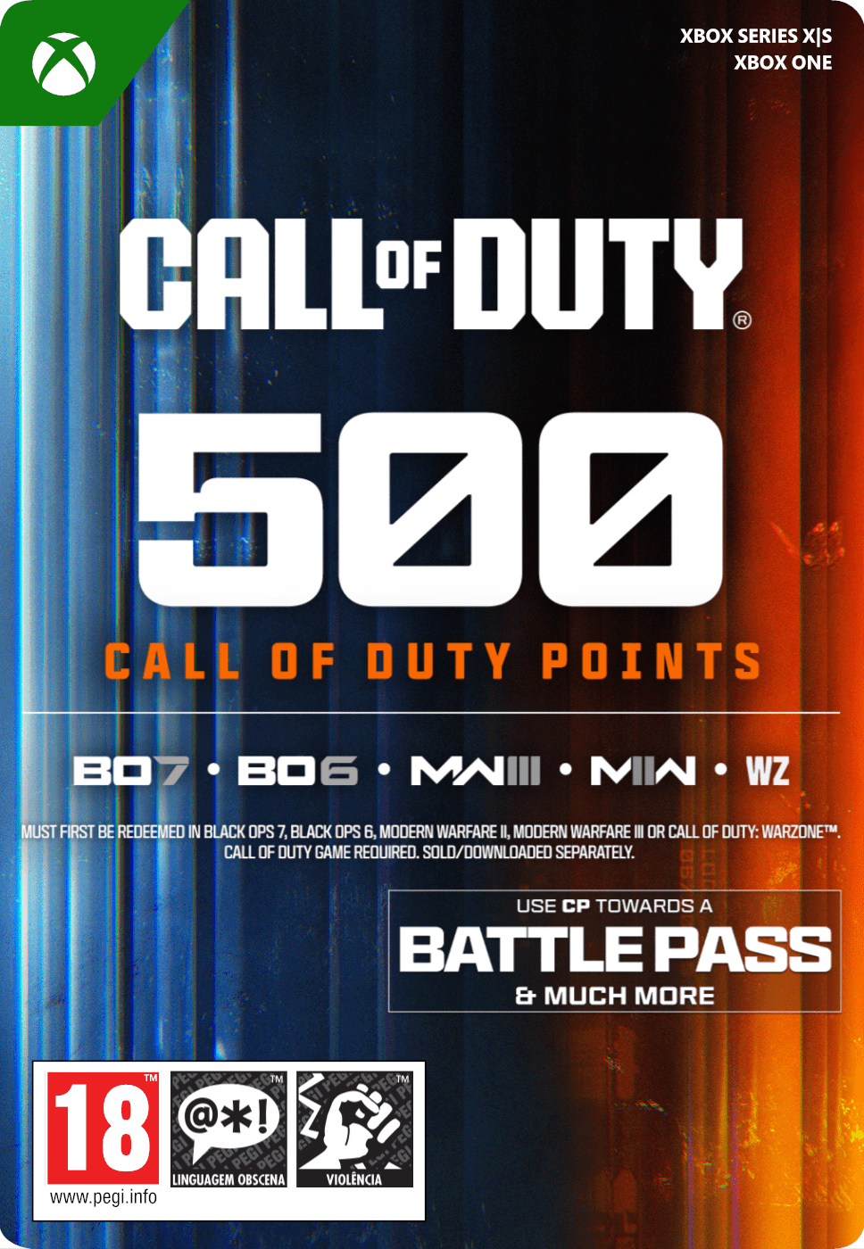 500 PONTOS CALL OF DUTY