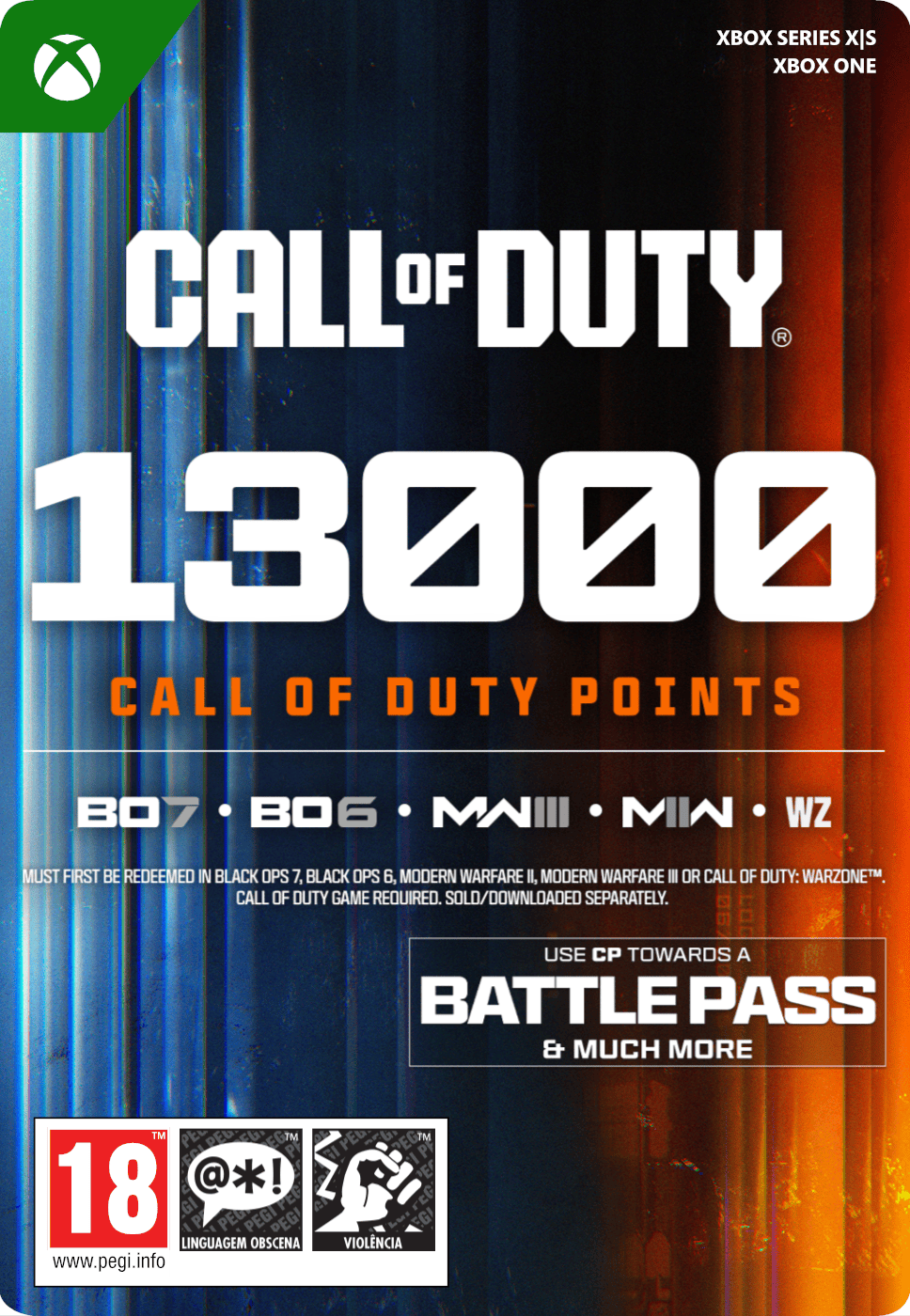 13.000 PONTOS CALL OF DUTY