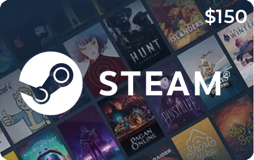 Steam Gavekort $150 | Steam Kort | Steam Gift Card NO