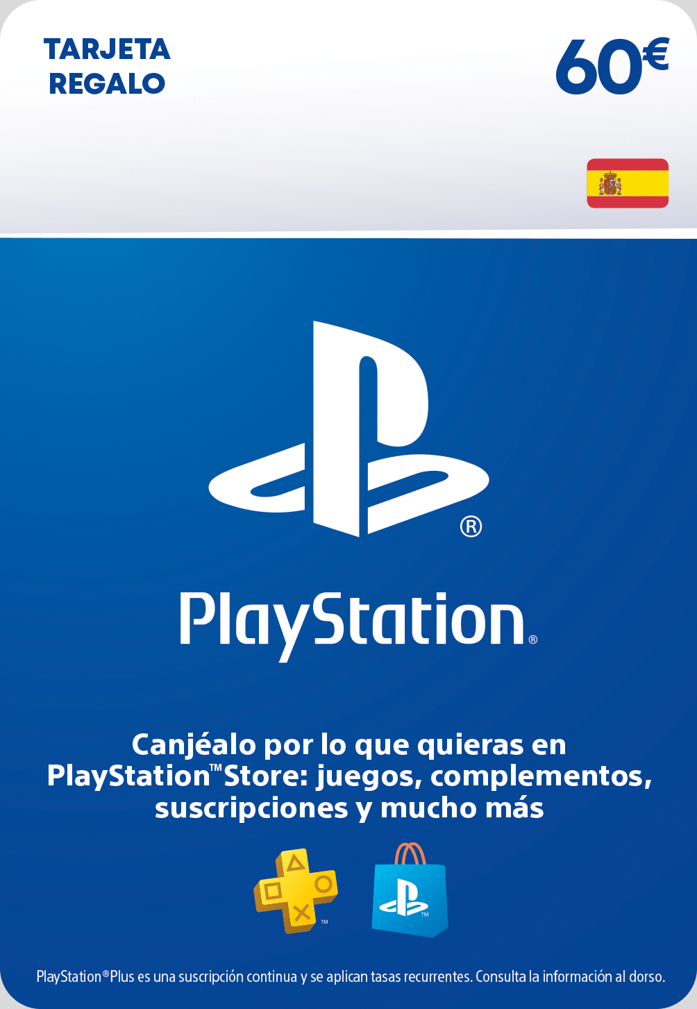 Tarjeta PlayStation 60€ | Tarjeta PSN