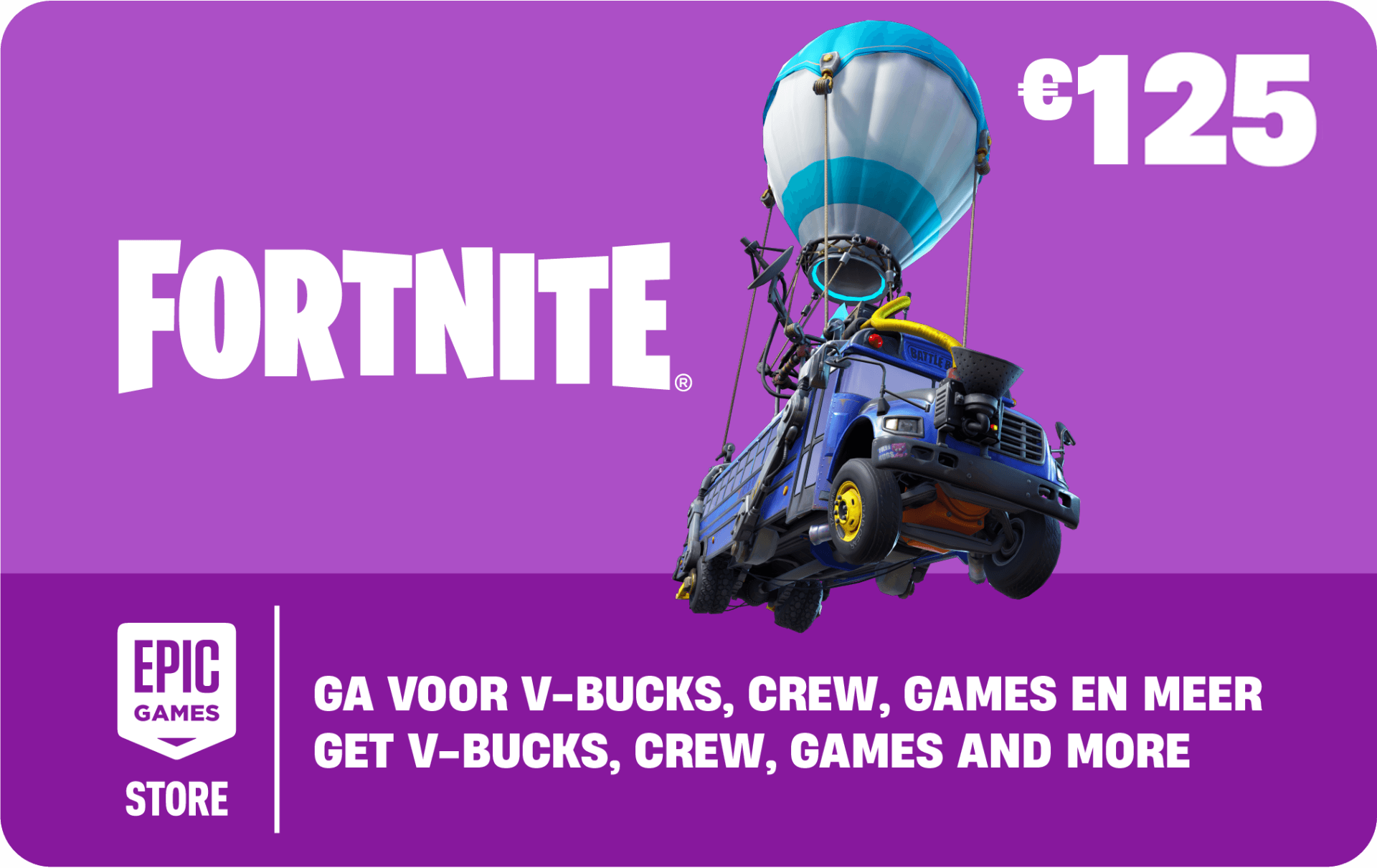 Fortnite Cadeaukaart €125