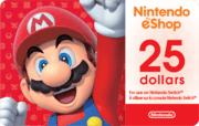 Nintendo eShop Card $25 - CA