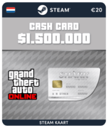 Great White Shark Card GTA Online (Steam Cadeaukaart) - NL