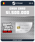 Great White Shark Card GTA Online (Steam Cadeaukaart) - BE