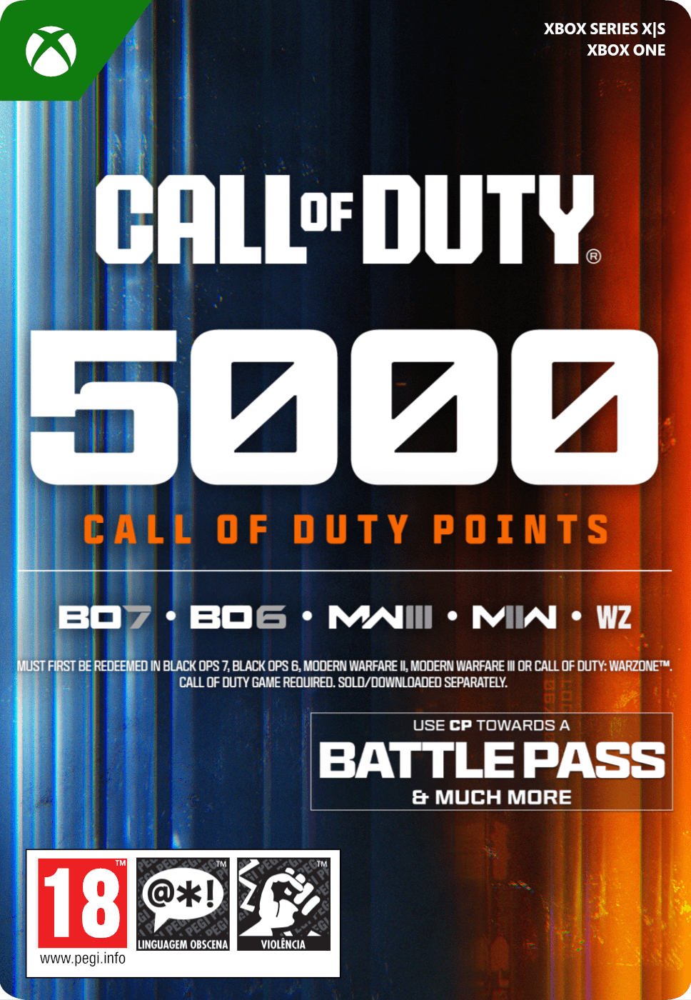 5.000 PONTOS CALL OF DUTY