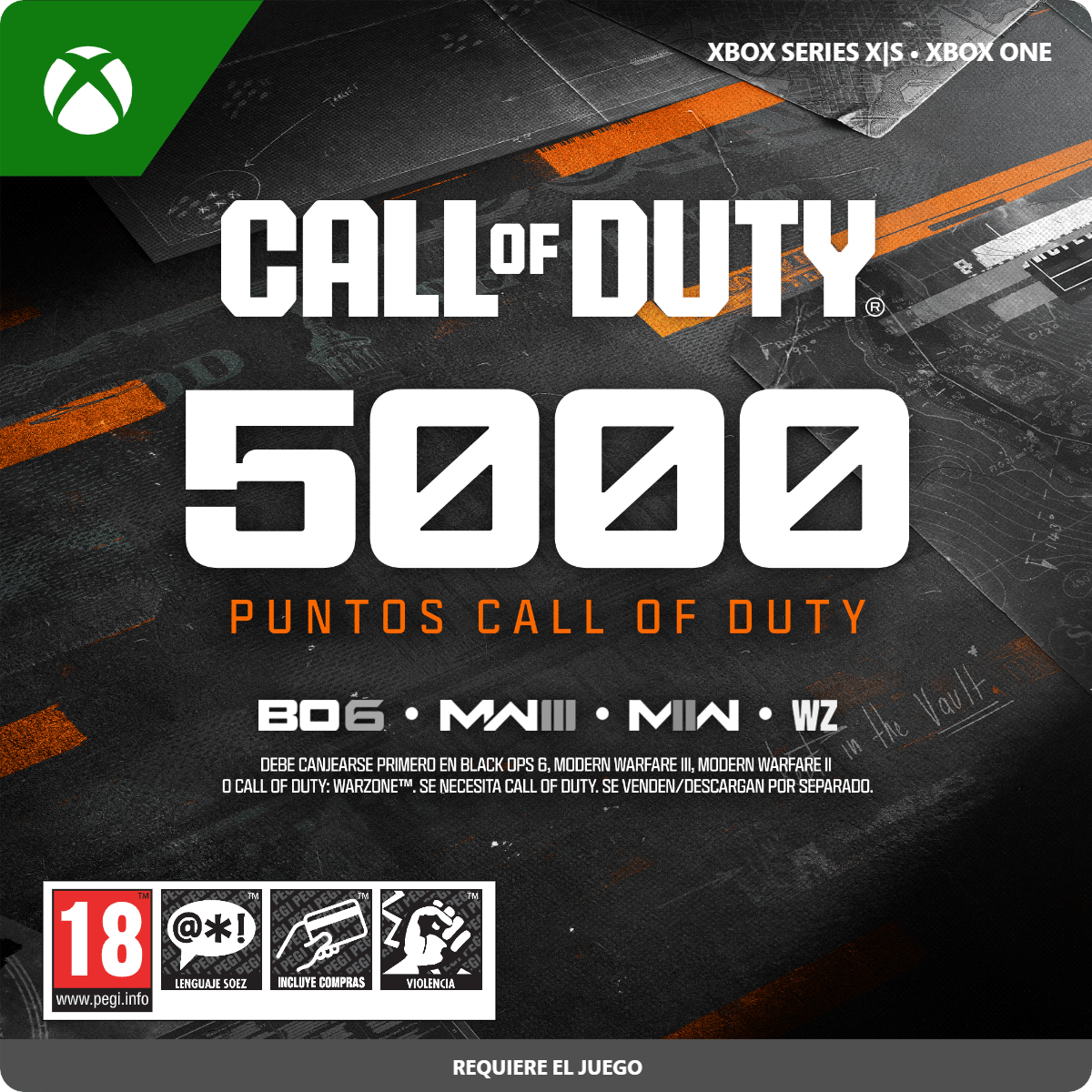 5000 PUNTOS CALL OF DUTY