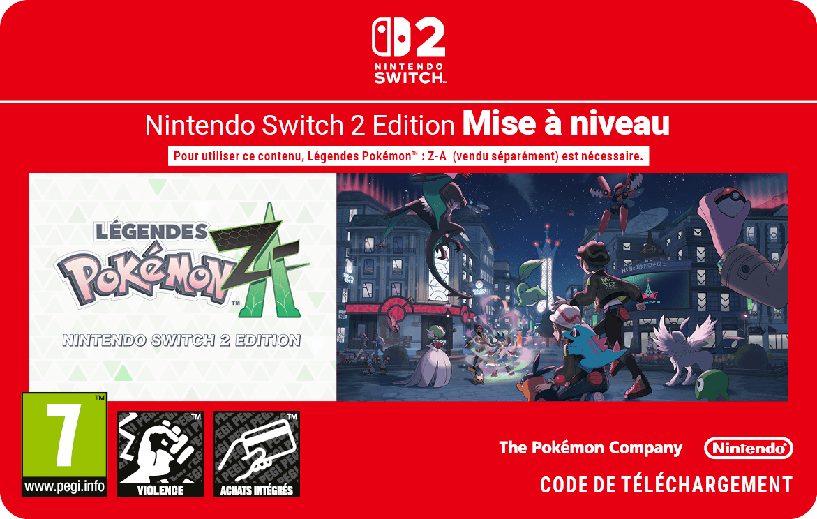 Acheter Légendes Pokémon : Z-A – Mise à niveau Nintendo Switch 2