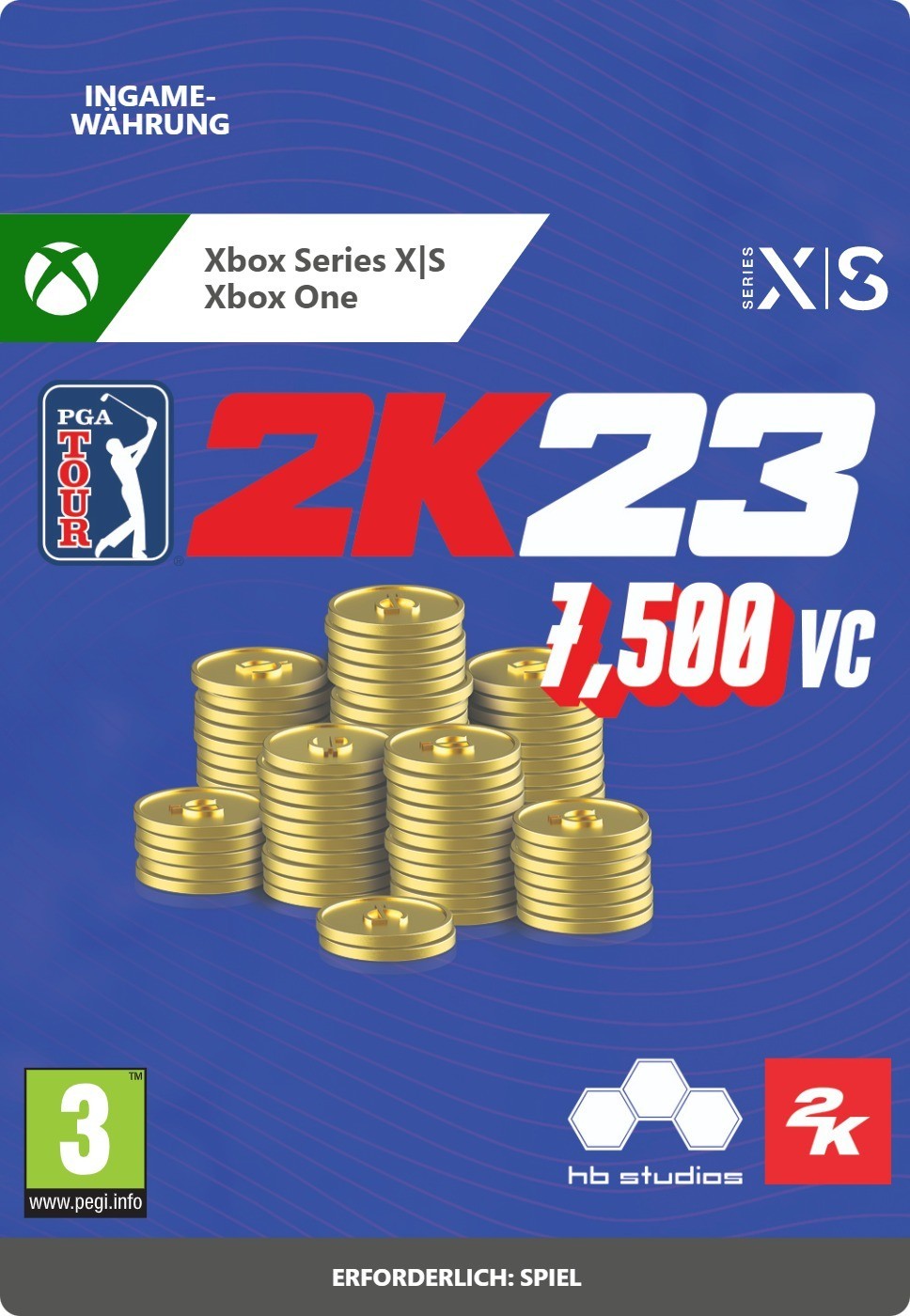 7500 VC Pack PGA TOUR 2K23 Xbox One / Xbox Series XS Game