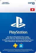 Carte Cadeau PlayStation Store CHF 10 - CH
