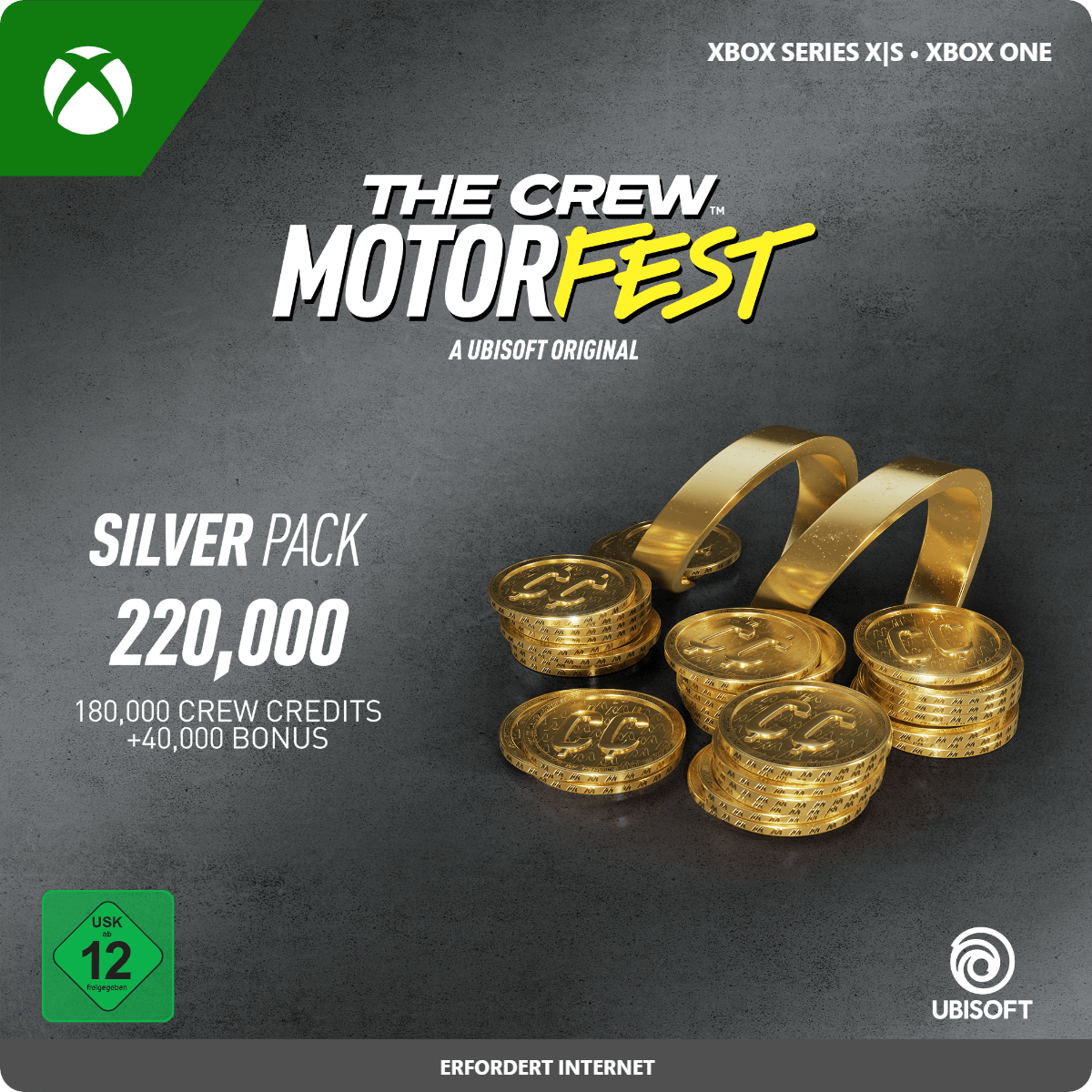 The Crew Motorfest Silber-Paket (220 000 Crew-Credits)