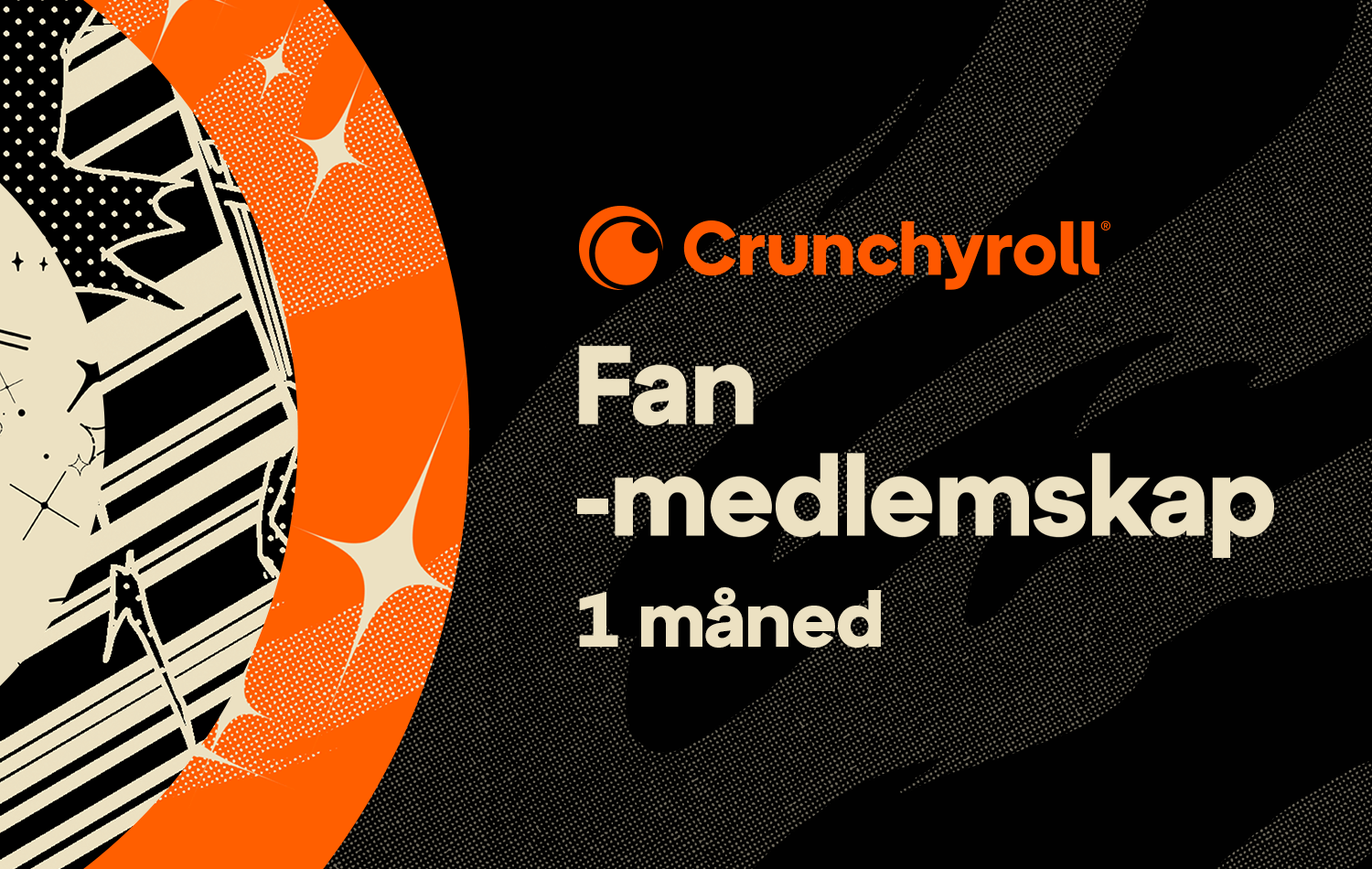 Crunchyroll Premium Fan 1 Måned