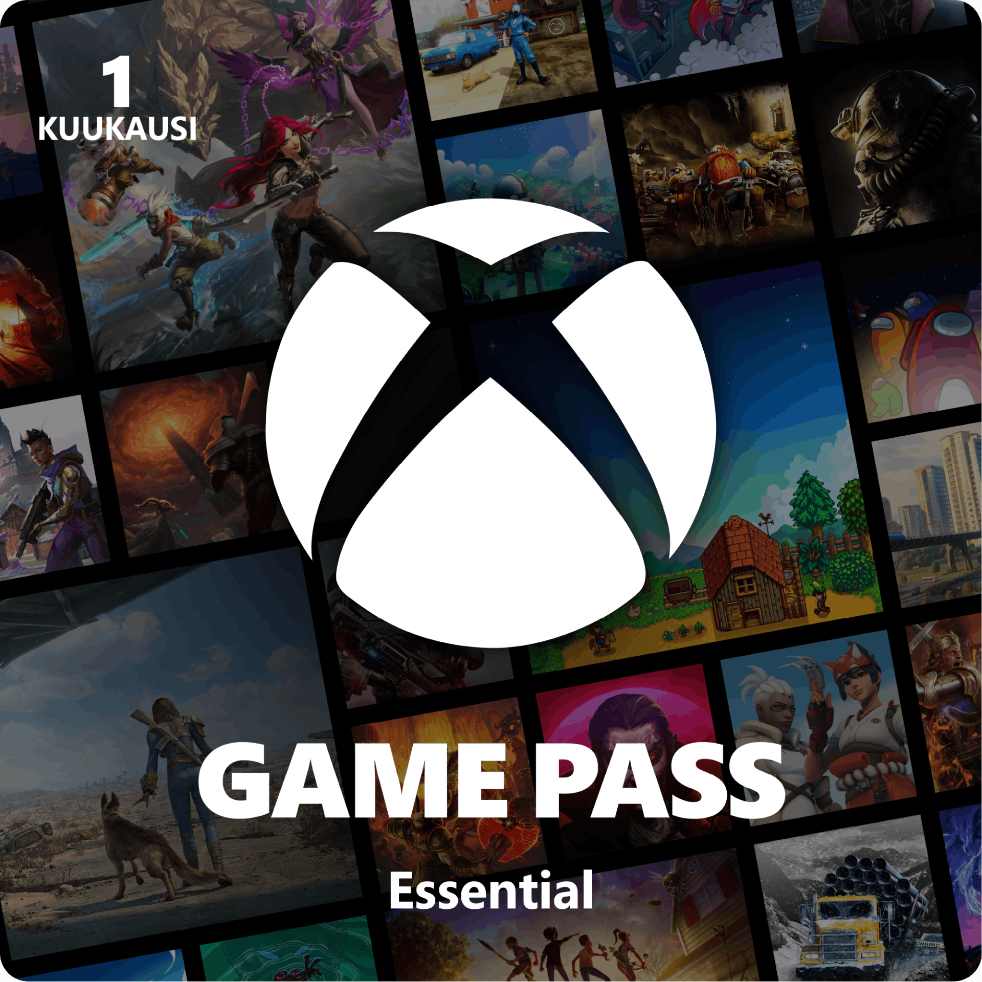 Xbox Game Pass Essential 1 kuukautta