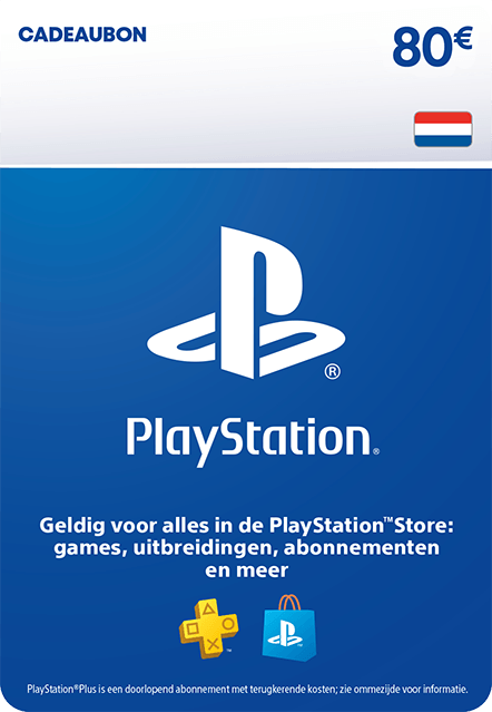 PlayStation Kaart 80 euro | PlayStation tegoed | PSN Card
