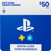 Carte PlayStation Store $50 - CA