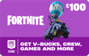 Fortnite Gift Card £100 - GB