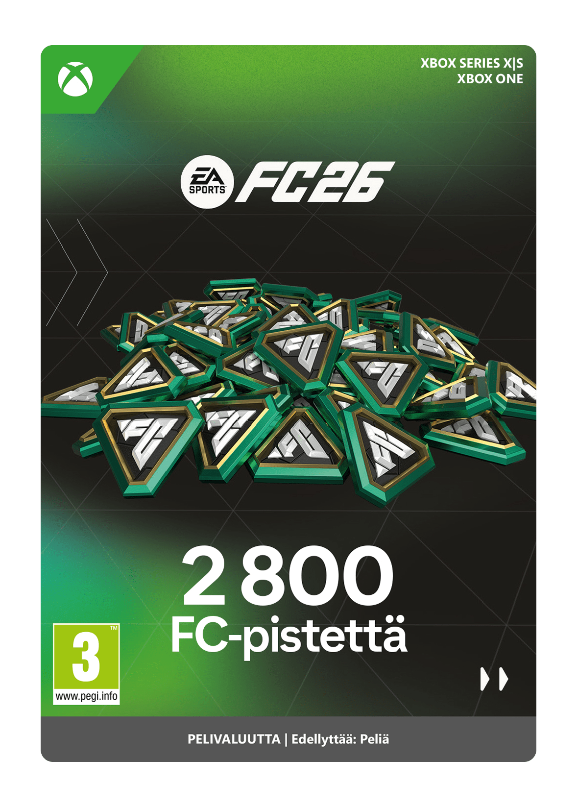 EA SPORTS FC 26 2800 FC-PISTETTÄ