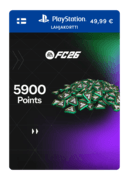 5.900 EA FC 26 Points (PSN-presentkort) - FI