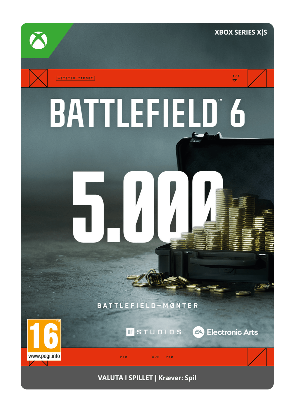 BATTLEFIELD 6 5.000 BATTLEFIELD-MØNTER