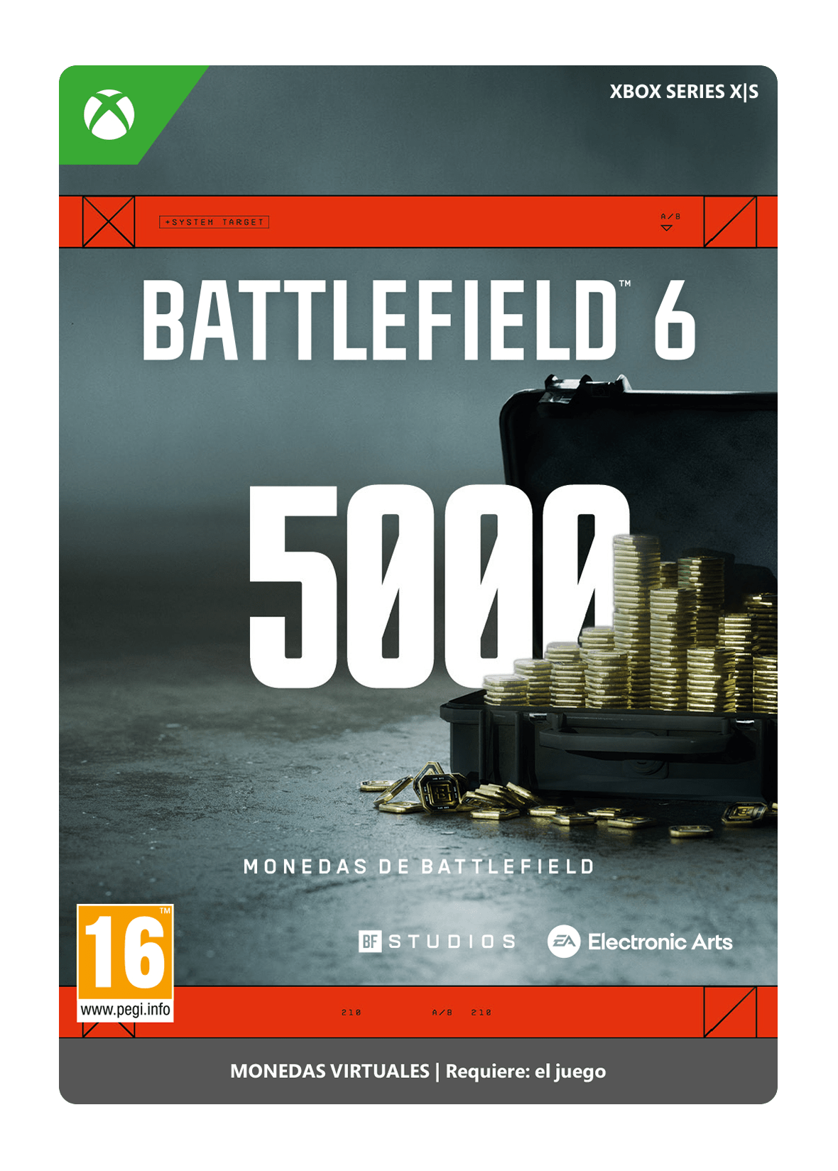 5000 MONEDAS DE BATTLEFIELD PARA BATTLEFIELD 6